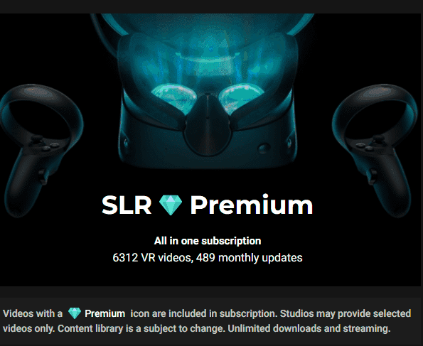 Sex Like Real follows a premium subscription where not all the videos on the site are included.