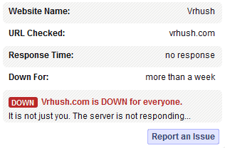 i have experienced some downtime with the vrhush website recently