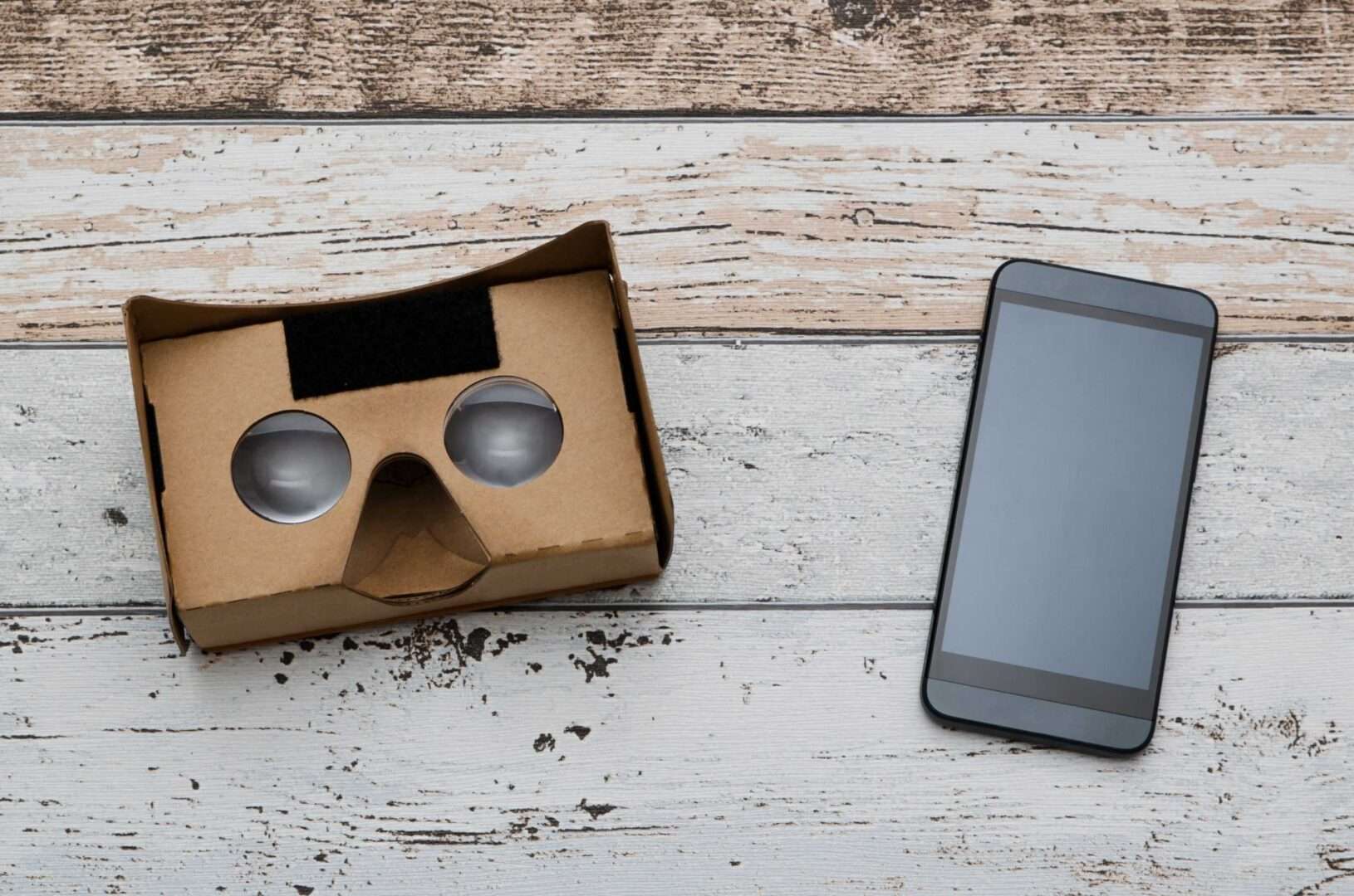 the goog le cardboard style vr headset looks like this.