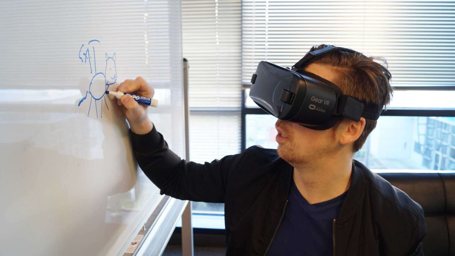 this is what the gear vr looks like